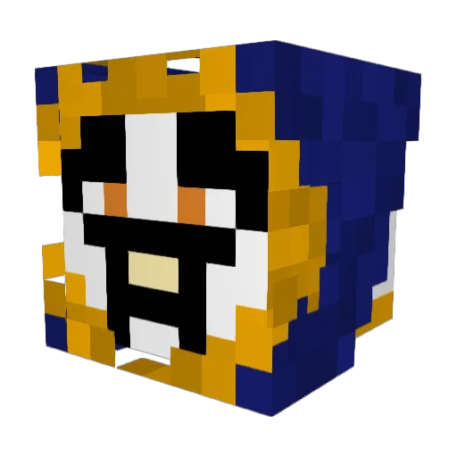 leviathan643 Minecraft avatar head, 3D render