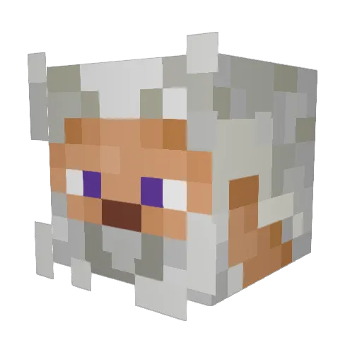levib07 Minecraft avatar head, 3D render