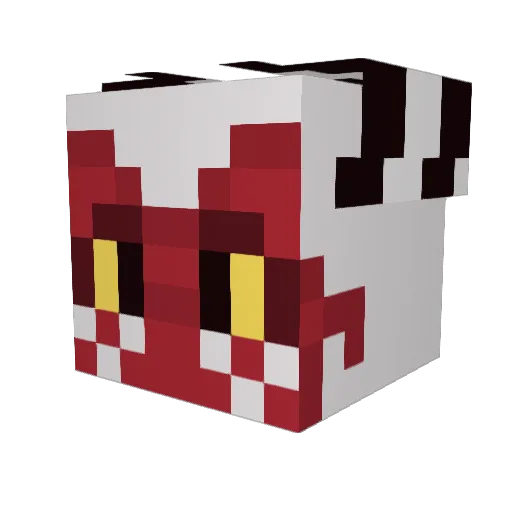 levif2009 Minecraft avatar head, 3D render
