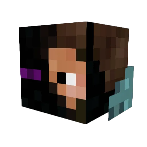 levin0105 Minecraft avatar head, 3D render