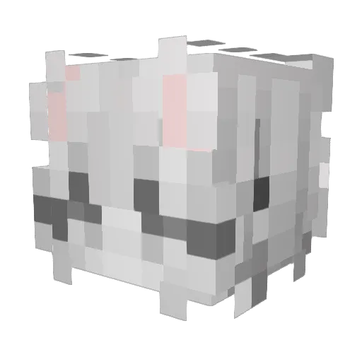 levin_z Minecraft avatar head, 3D render