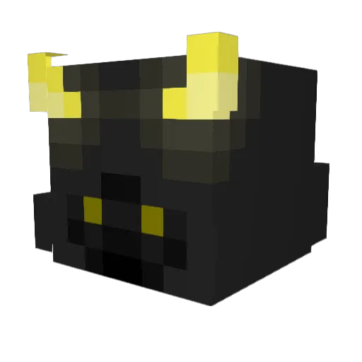 levinesselaar Minecraft avatar head, 3D render