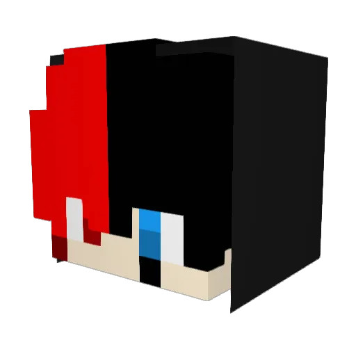levinlava Minecraft avatar head, 3D render