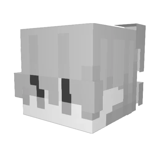 levinn_09 Minecraft avatar head, 3D render