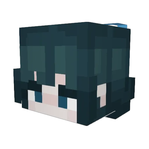 levisao Minecraft avatar head, 3D render