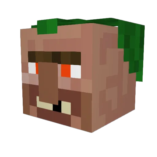 levisla Minecraft avatar head, 3D render