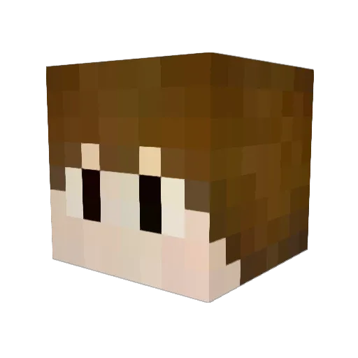levisxma Minecraft avatar head, 3D render