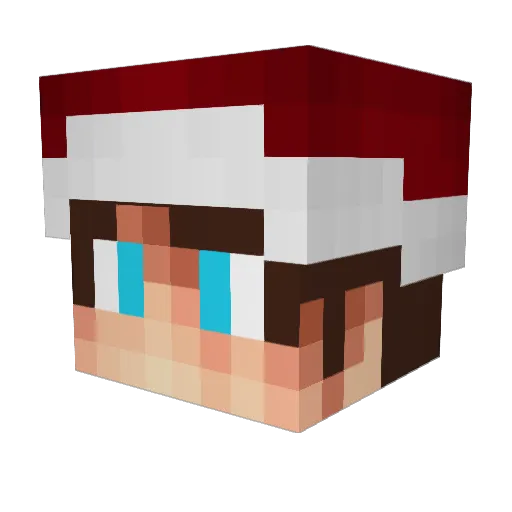 leviworst Minecraft avatar head, 3D render