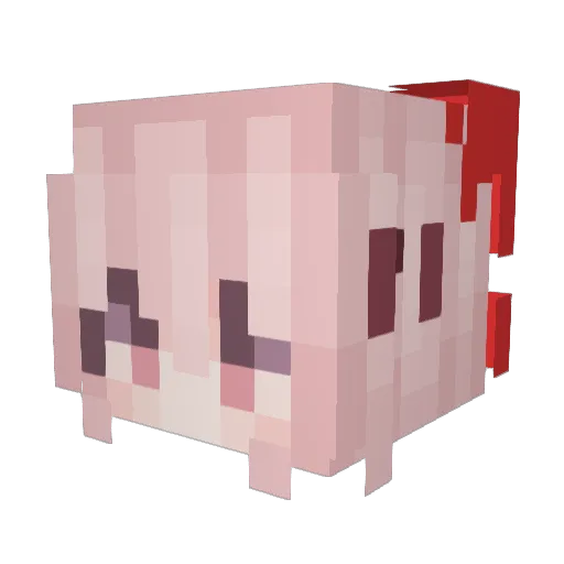 levizaddy Minecraft avatar head, 3D render