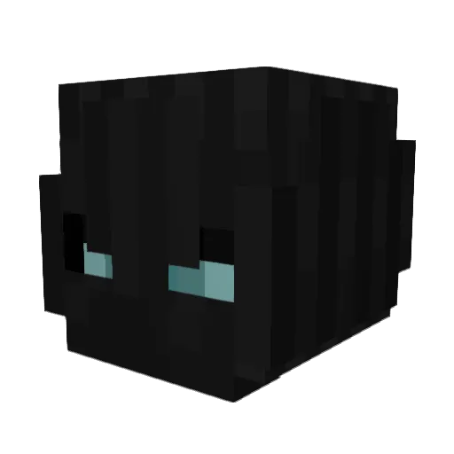 levjn Minecraft avatar head, 3D render
