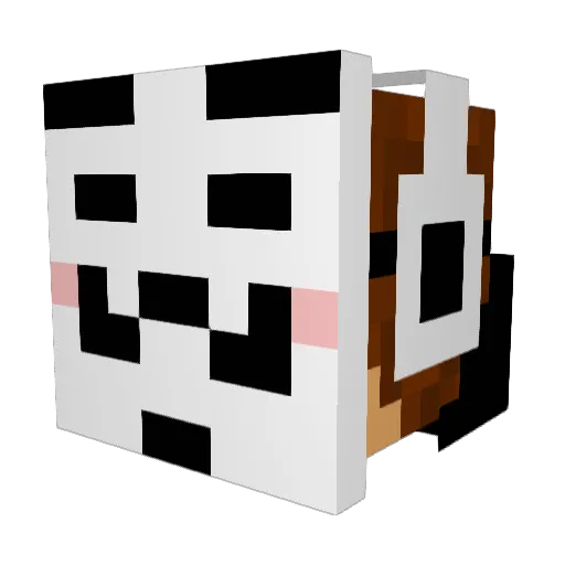 levkev Minecraft avatar head, 3D render