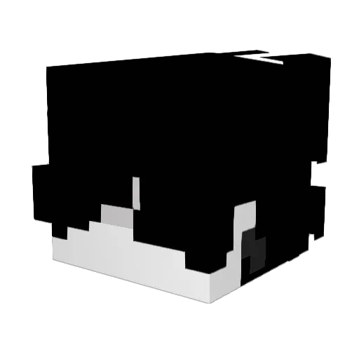 levvdarko Minecraft avatar head, 3D render