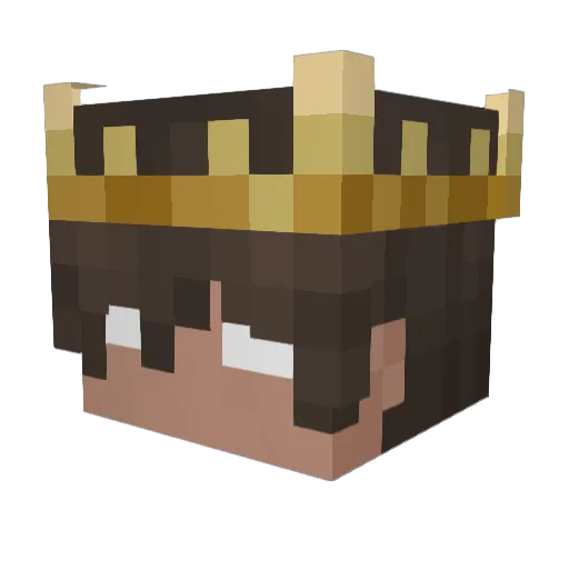 lewiedawg Minecraft avatar head, 3D render