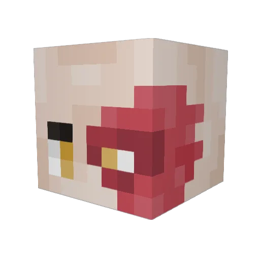lewiis63 Minecraft avatar head, 3D render