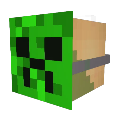 lewisb45 Minecraft avatar head, 3D render