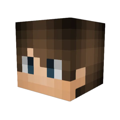 lewisl2016 Minecraft avatar head, 3D render