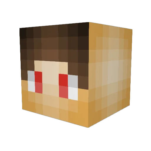 lewismc123 Minecraft avatar head, 3D render