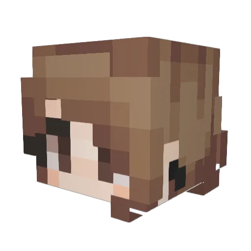 lewisrob Minecraft avatar head, 3D render