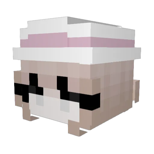 lewmarcin Minecraft avatar head, 3D render