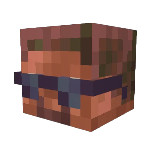 lewonard0 Minecraft avatar head, 3D render