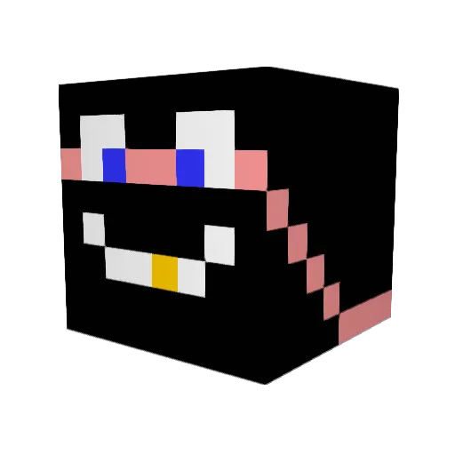lewskelly Minecraft avatar head, 3D render
