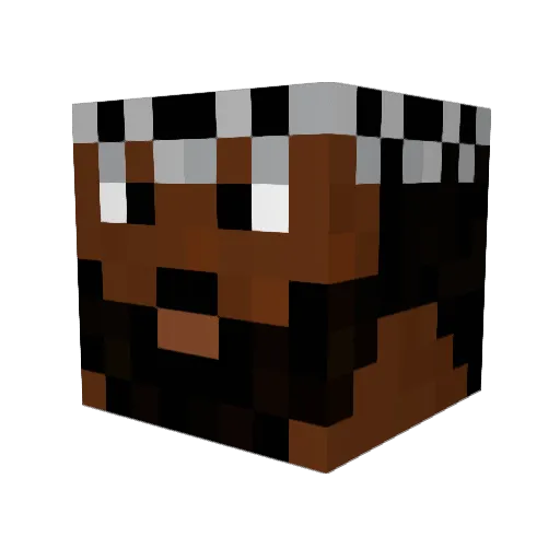 lewthe1 Minecraft avatar head, 3D render