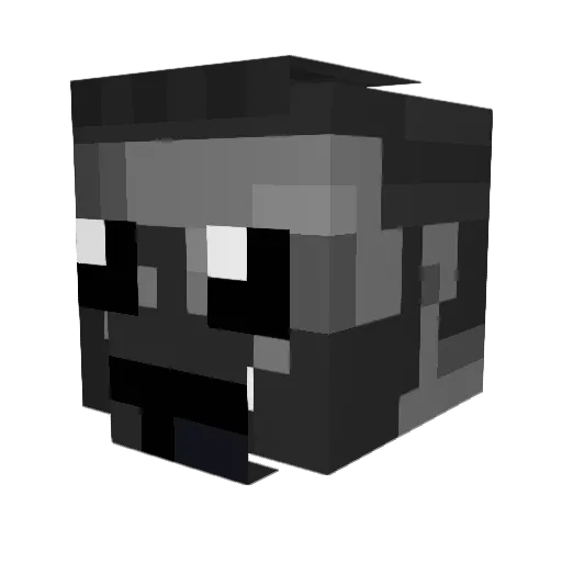 lewygamertv Minecraft avatar head, 3D render