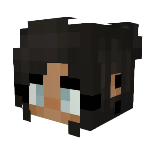 lexi088 Minecraft avatar head, 3D render