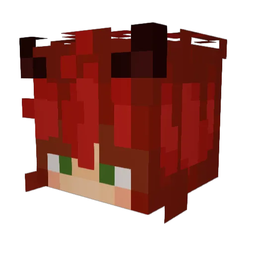 lexi15246 Minecraft avatar head, 3D render
