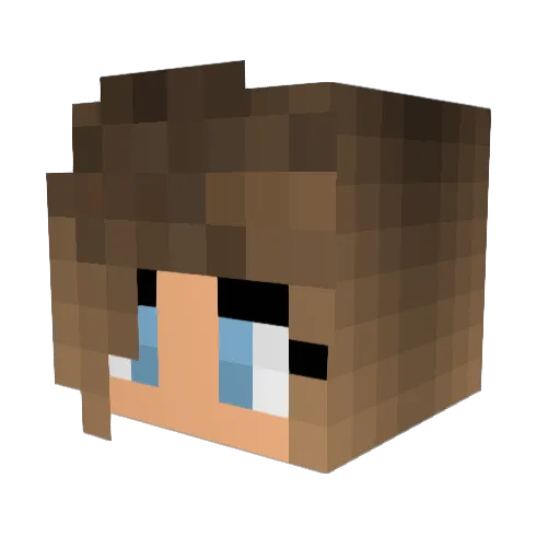 lexigailey Minecraft avatar head, 3D render