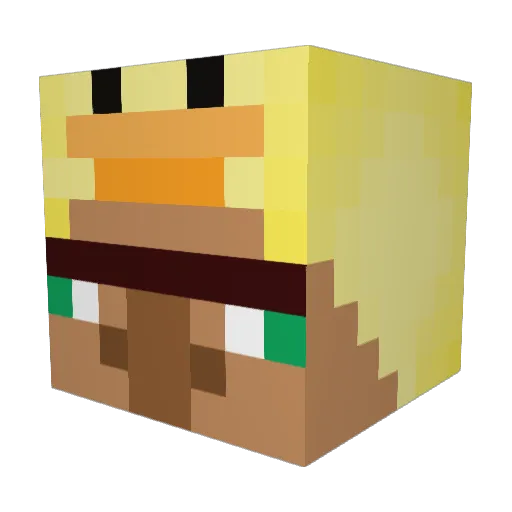 lexih1204 Minecraft avatar head, 3D render