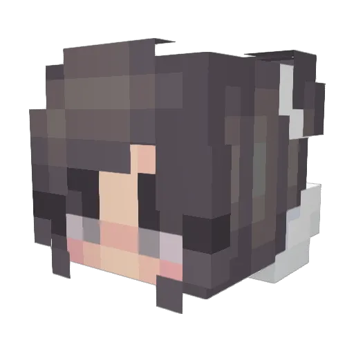 lexiii_x Minecraft avatar head, 3D render