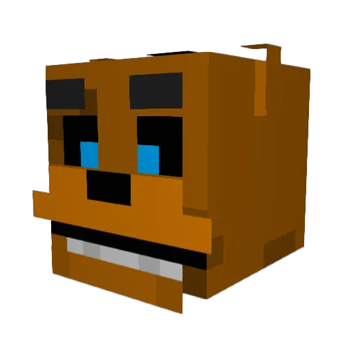 lexiluvsrico Minecraft avatar head, 3D render