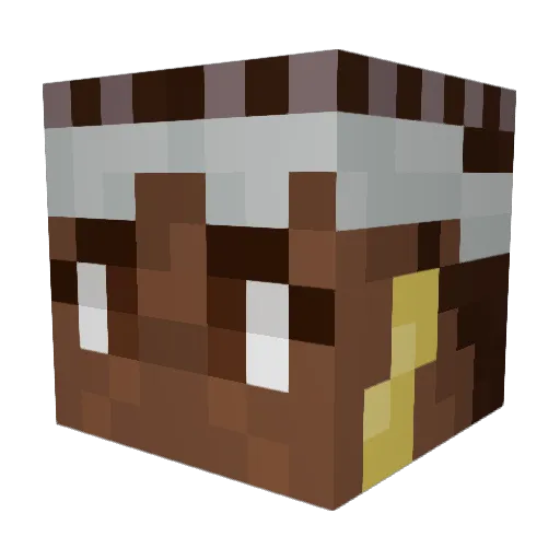 lexinor Minecraft avatar head, 3D render