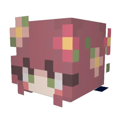 lexipika Minecraft avatar head, 3D render