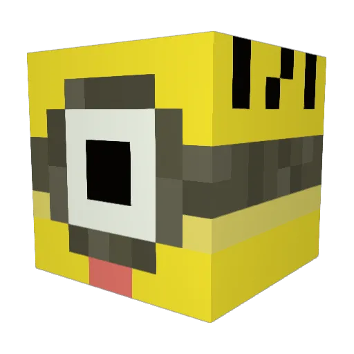 lexirulesall Minecraft avatar head, 3D render