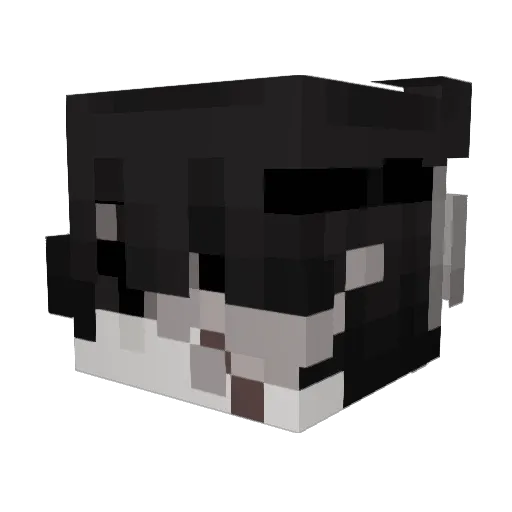 lexka Minecraft avatar head, 3D render
