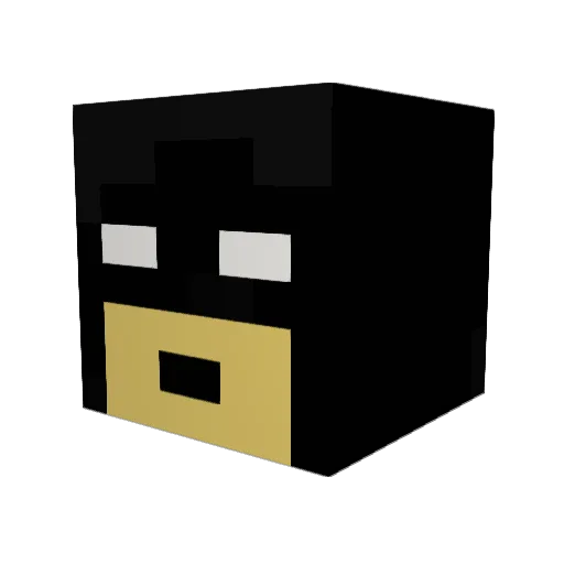 lexlex44 Minecraft avatar head, 3D render