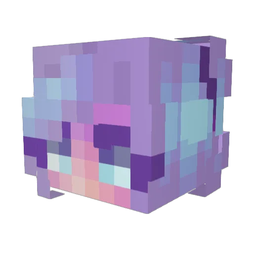 lexvapor Minecraft avatar head, 3D render