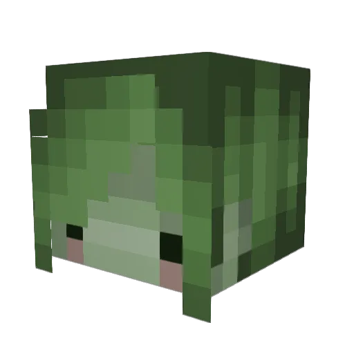lexxiemow Minecraft avatar head, 3D render