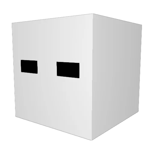 lexzo688 Minecraft avatar head, 3D render