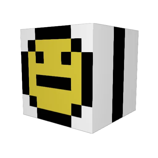 leyamz Minecraft avatar head, 3D render