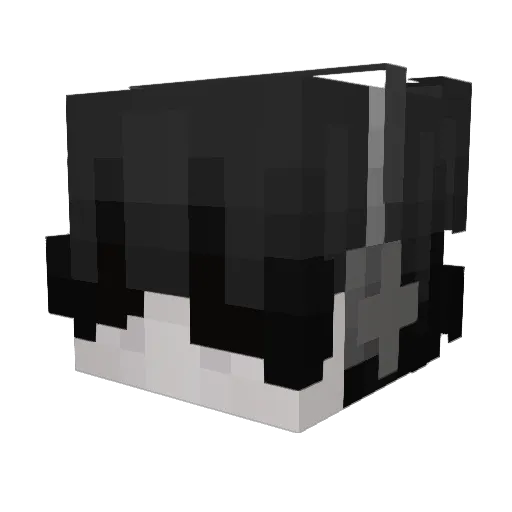 leynsxne Minecraft avatar head, 3D render