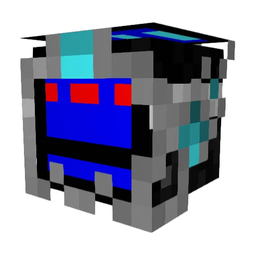 leytilera Minecraft avatar head, 3D render