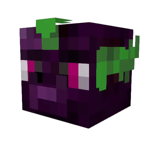 leyw Minecraft avatar head, 3D render