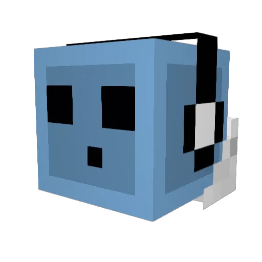 lezkill21 Minecraft avatar head, 3D render