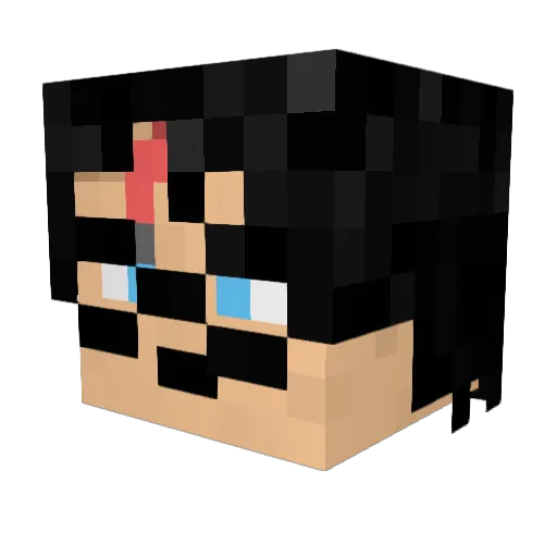 lgabrielBR Minecraft avatar head, 3D render
