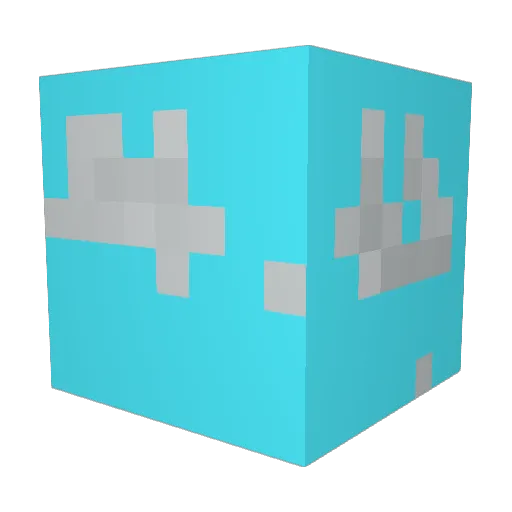 lgbbq69 Minecraft avatar head, 3D render