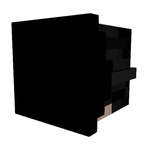 lgebby Minecraft avatar head, 3D render