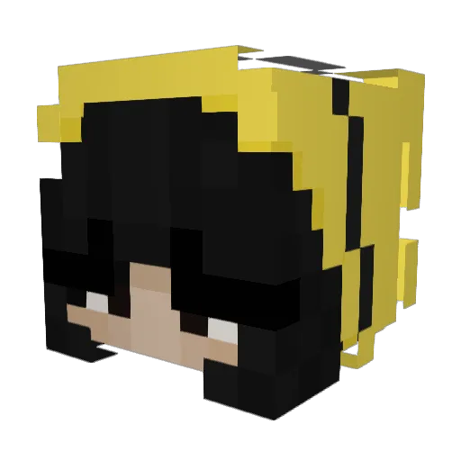 lhadonla Minecraft avatar head, 3D render